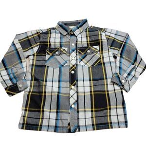 WonderKids plaid buttondown shirt 4T
